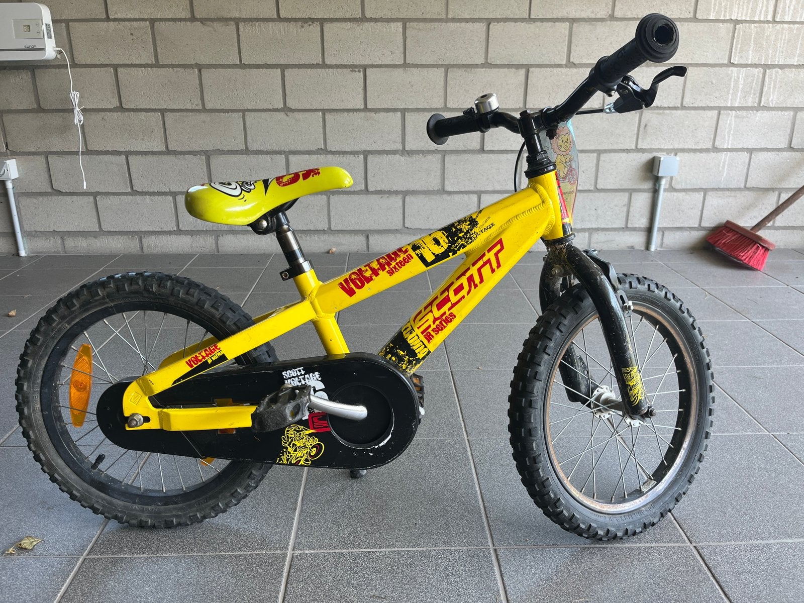 Kinderfiets 16", Fietsen en Brommers, Ophalen, Terugtraprem, Staal, 16 tot 20 inch