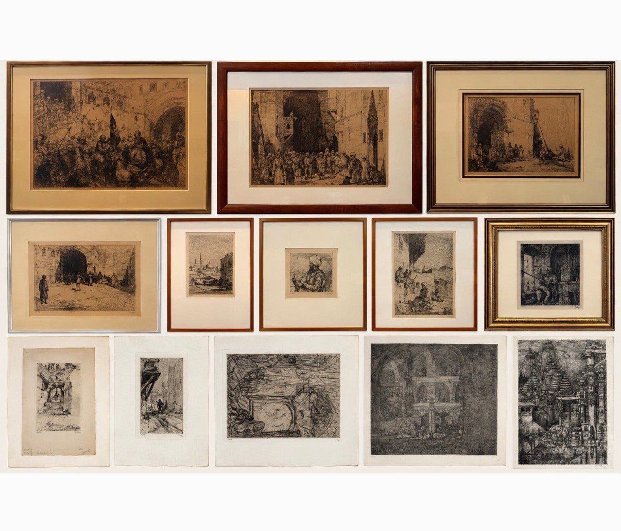 Gravure Marius Bauer, Enlèvement ou Envoi