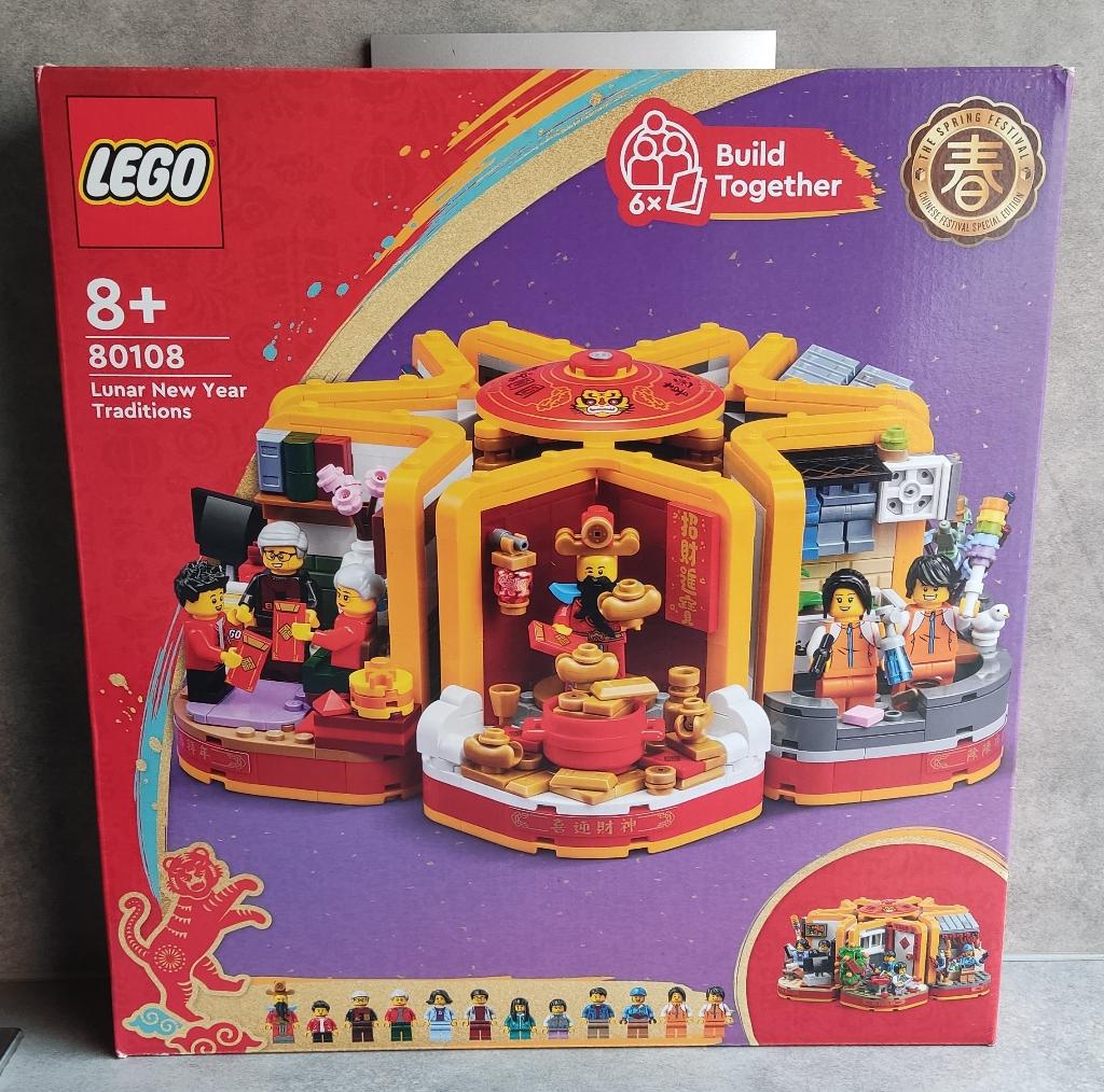 lego 80108 tradities van chinees nieuwjaar, Ophalen of Verzenden, Nieuw, Complete set, Lego