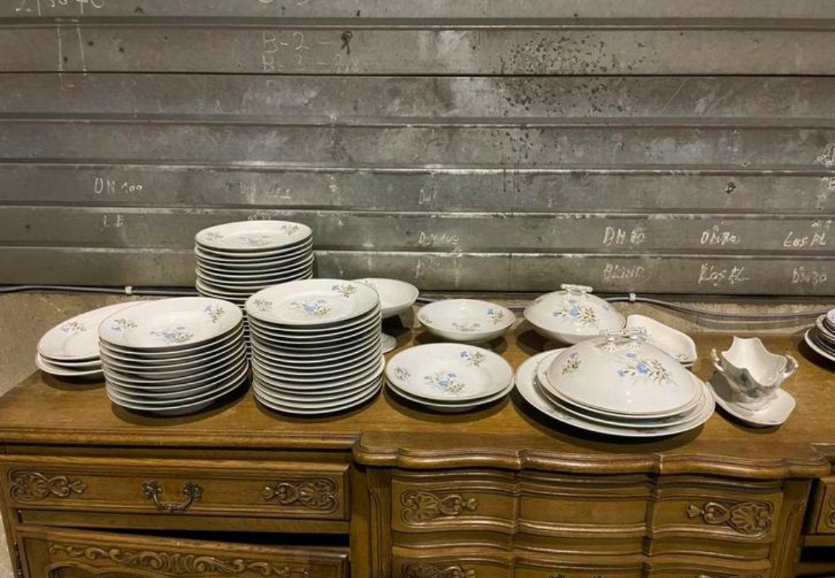 Antiek frans servies compleet, Ophalen of Verzenden