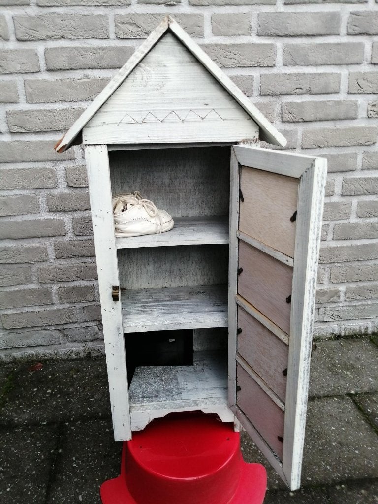 CD kastje, Ophalen, Gebruikt, Minder dan 25 discs, Hout