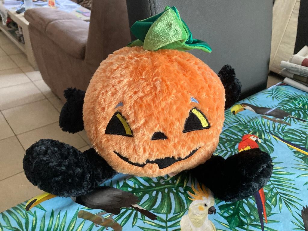 Leuke Pompoen ( halloween ) knuffel, Kinderen en Baby's, Ophalen of Verzenden, Nieuw