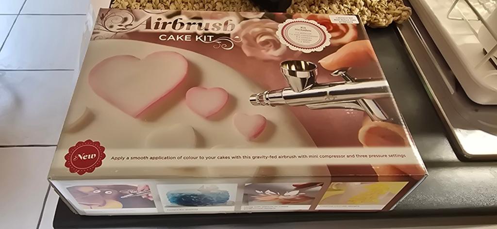 LAKELAND airbrush-set voor gebak - NIEUW (nooit gebruikt), Ophalen