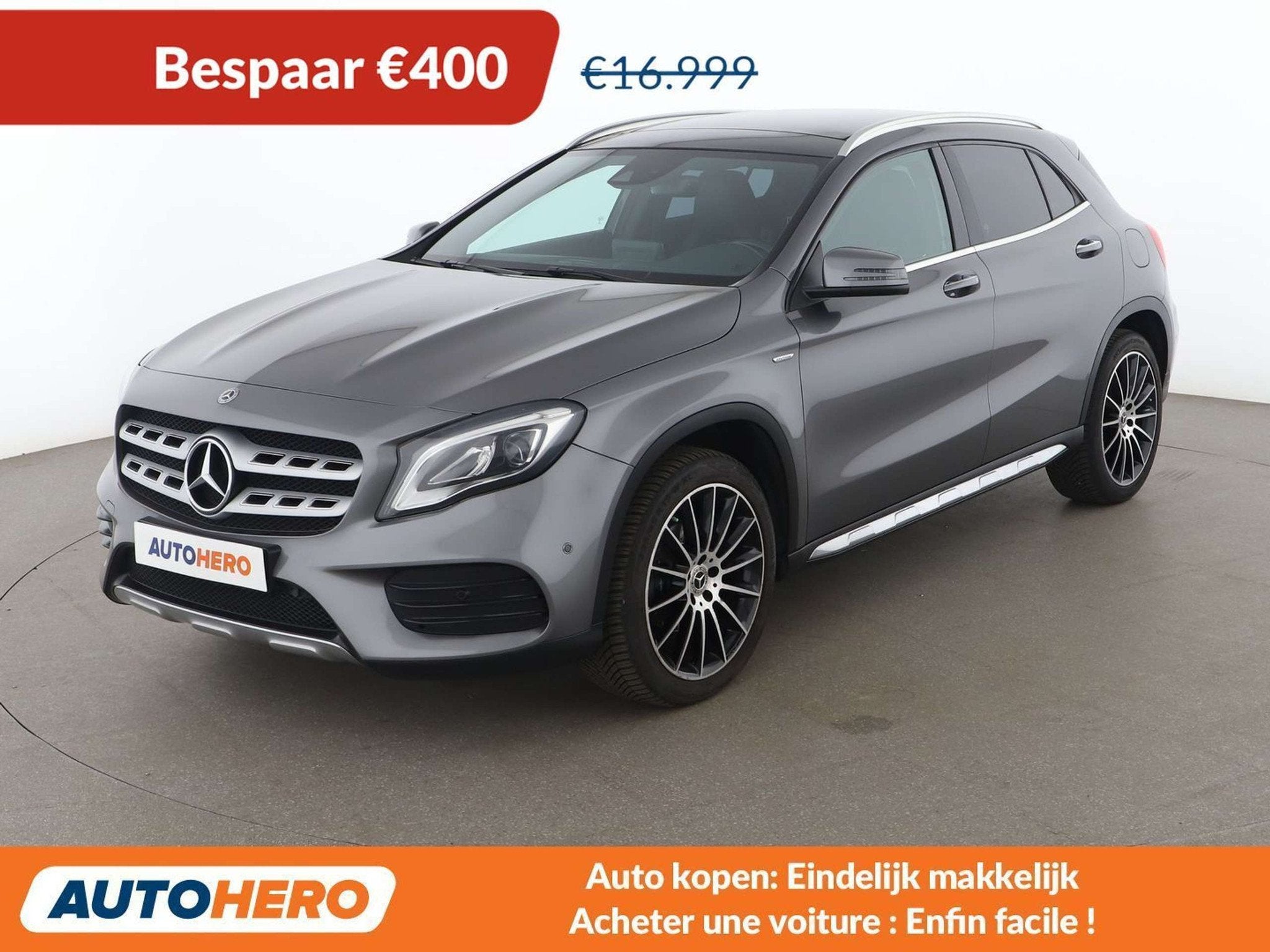 Mercedes-Benz GLA 200 GLA 200 AMG Line (automatique), Argent ou Gris, Achat, 156 ch, Noir