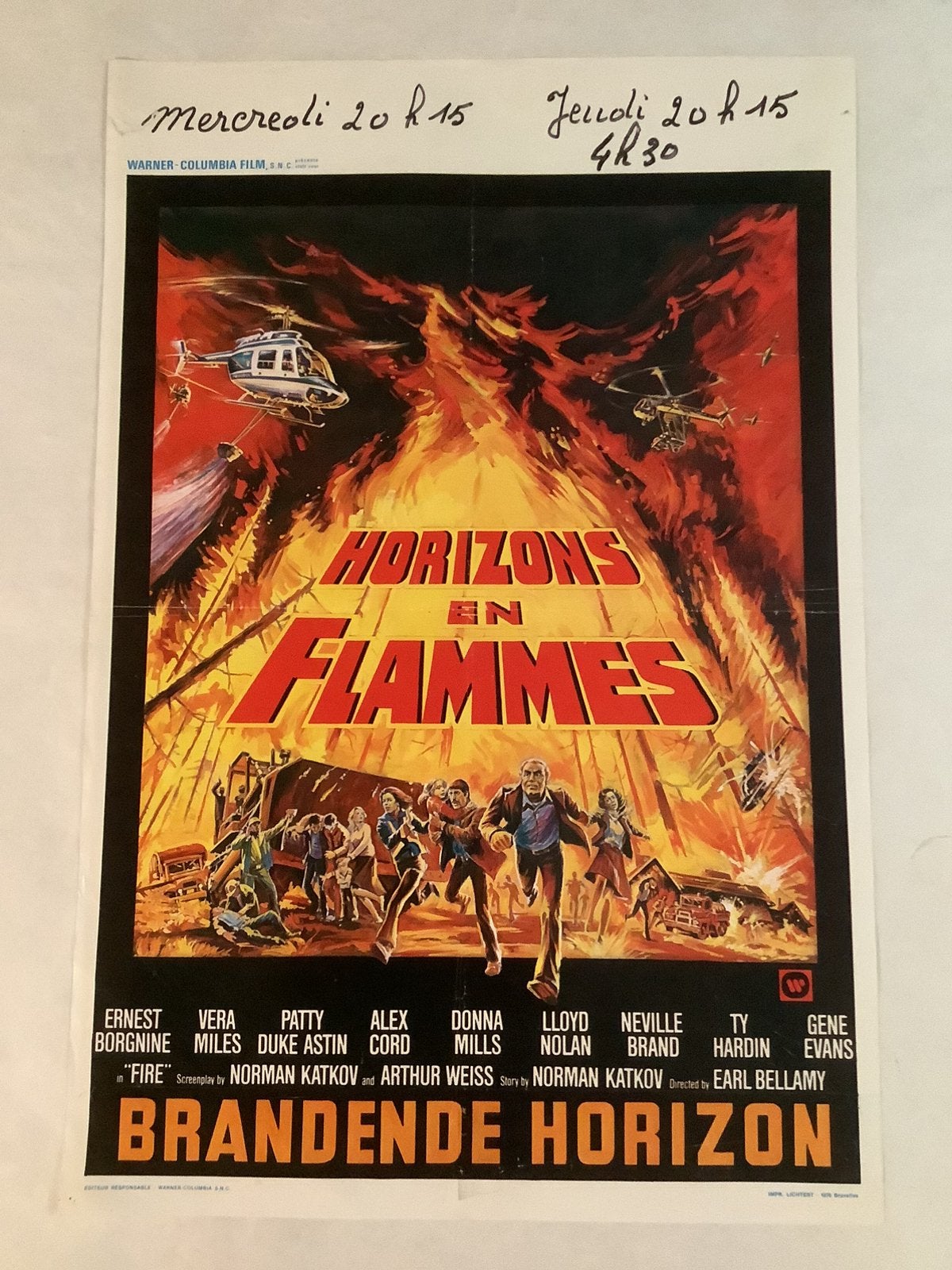 FIRE   FILMPOSTER  36-54 cm  used, Verzamelen, Posters, Ophalen of Verzenden, Zo goed als nieuw