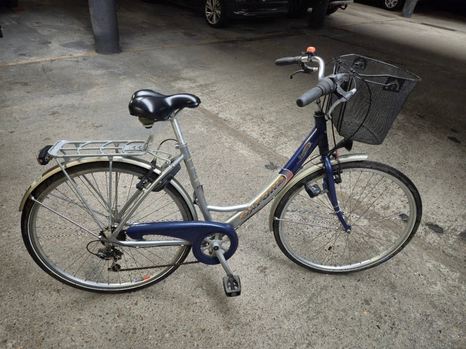 Oxford dames fiets, Ophalen