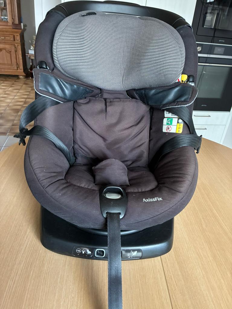 kinder autostoeltje Maxi Cosi Axissfix I size-Graphite, Kinderen en Baby's, Autostoeltjes, Ophalen, Gebruikt, 9 t/m 36 kg, Isofix