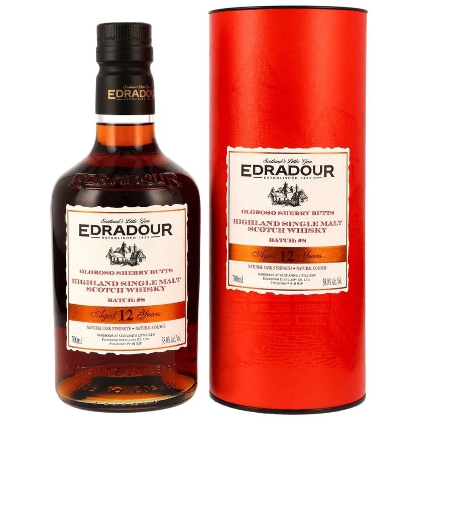 Edradour 12y CS batch 8 whisky, Collections, Vins, Neuf, Autres régions, Enlèvement ou Envoi, Pleine