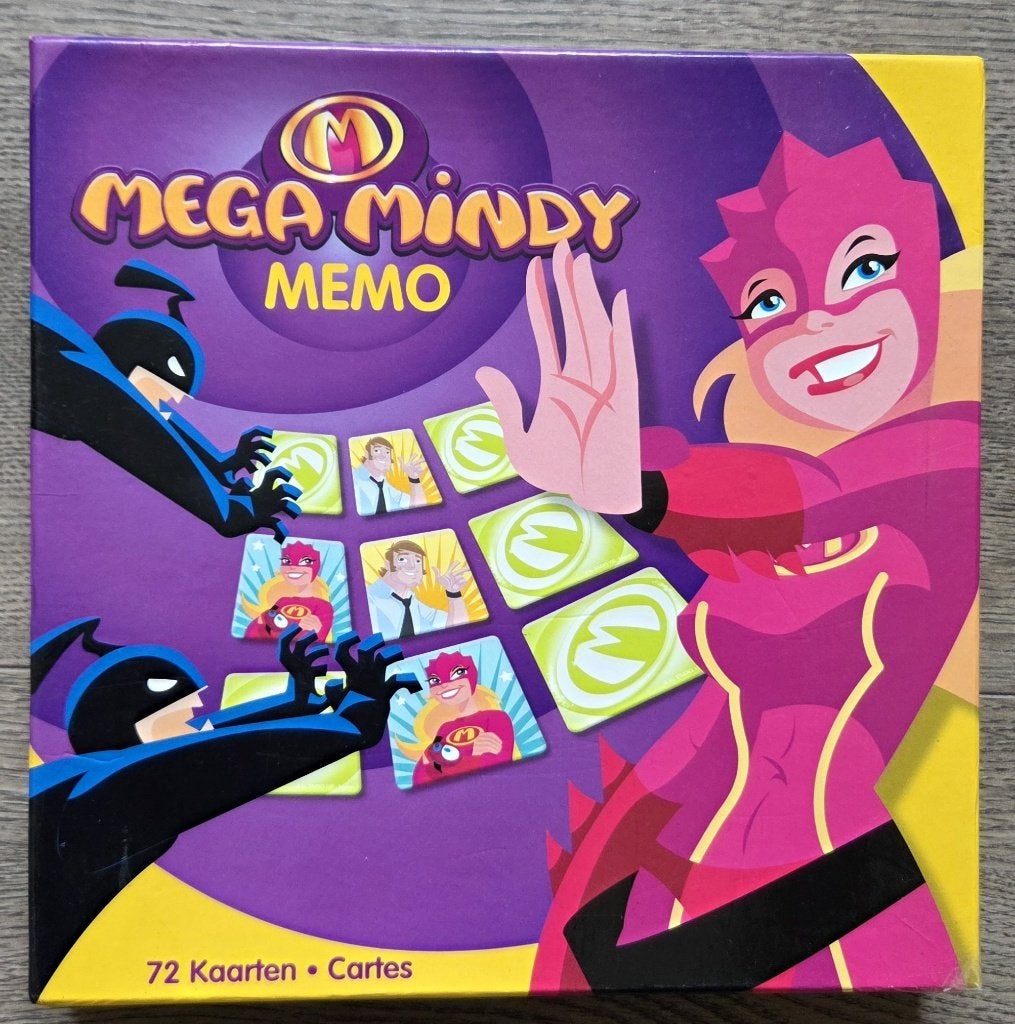 Mega Mindy Memo (memory), Hobby en Vrije tijd, Gezelschapsspellen | Overige, Ophalen of Verzenden, Gebruikt, Studio 100