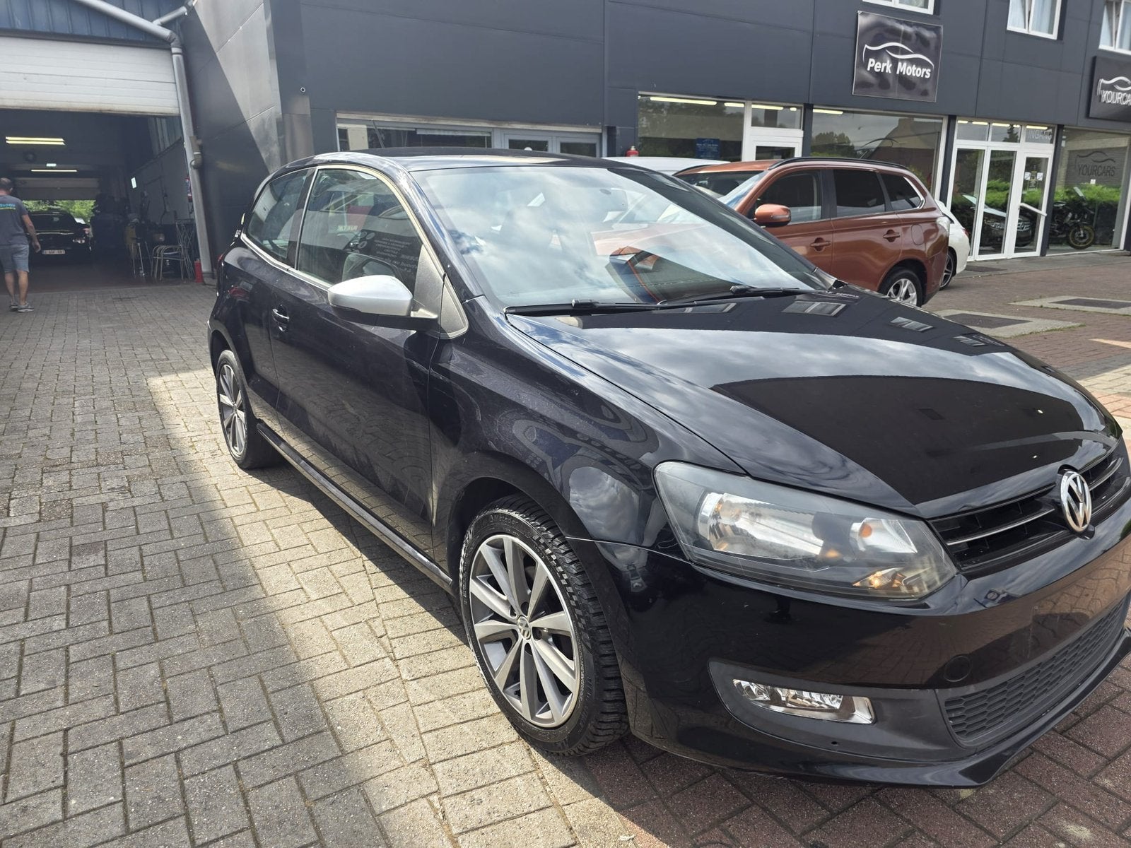 Volkswagen Polo 1.2 - BENZINE - AIRCO - 89.000 km - 2012, Euro 5, Stof, Zwart, 1198 cc