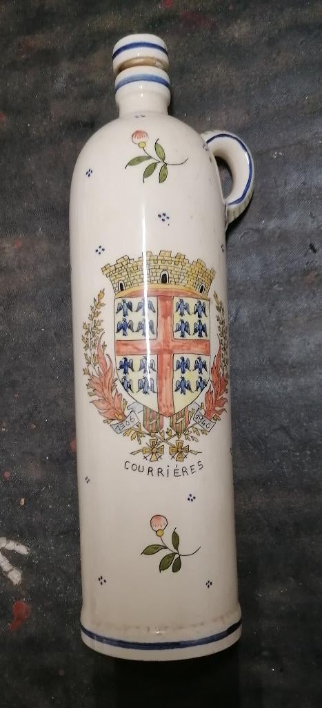 Bouteille digestif Desvres de Courrieres, Antiquités & Art, Envoi