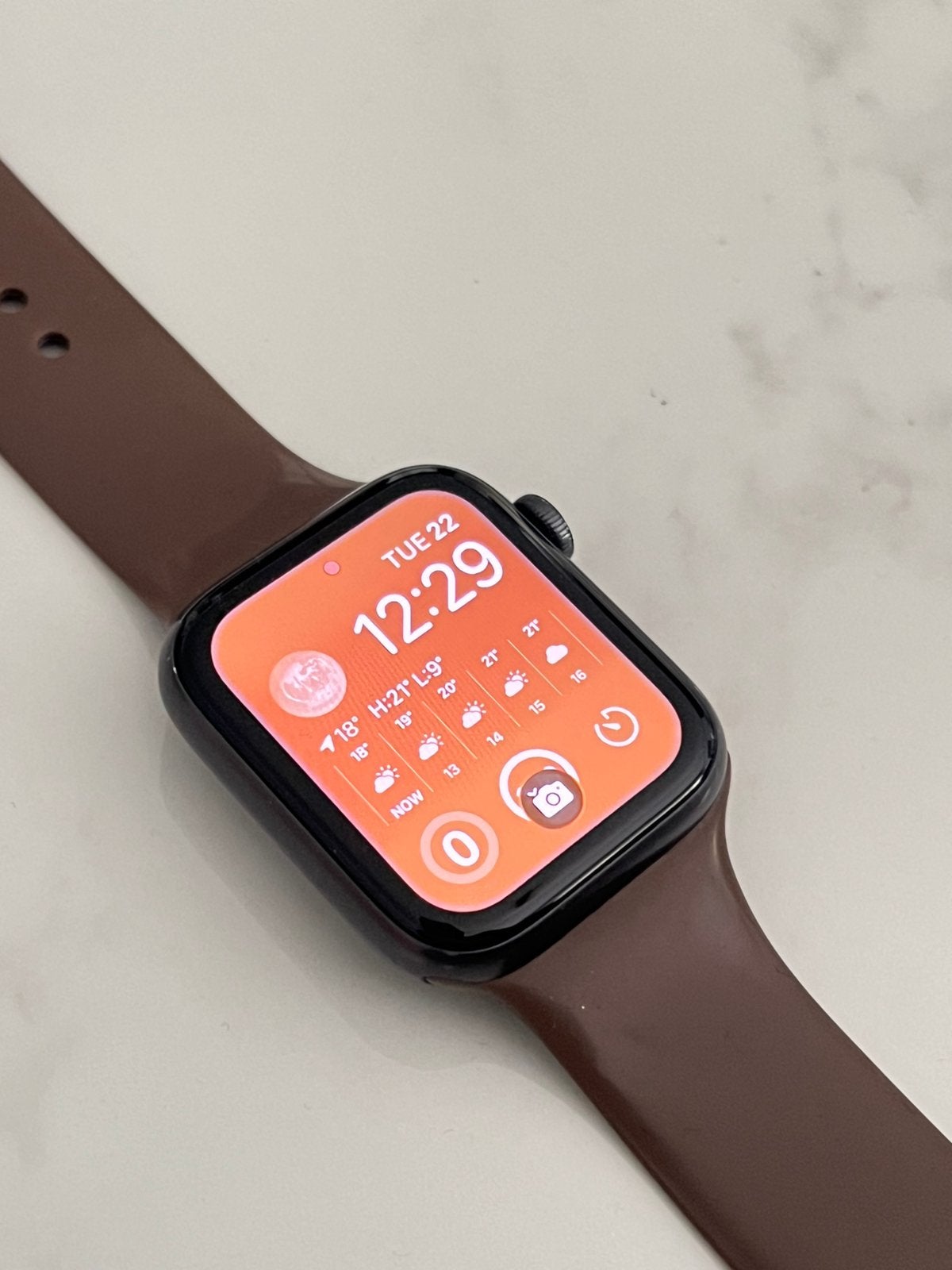Apple Watch Series 6 44 mm – Gris sidéral (Space Gray), Enlèvement ou Envoi, Utilisé, Gris