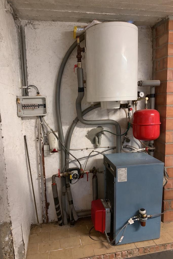 Boiler en bovengrondse mazouttank, Enlèvement, Comme neuf, Boiler