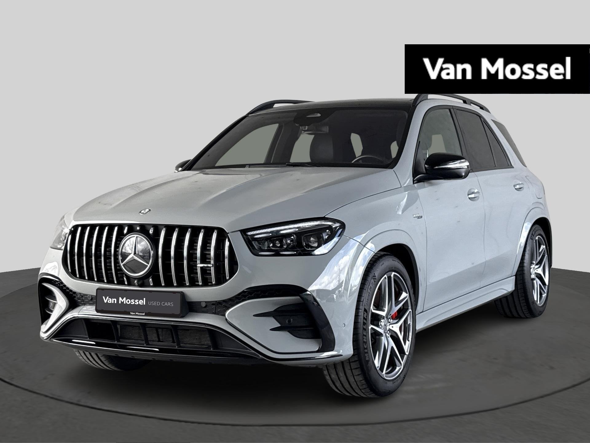 Mercedes-Benz GLE 53 AMG HYBRID + 30 gr+ PANO DAK + TREKHAAK, Auto's, Mercedes-Benz, Automaat, Dealer onderhouden, Stof, Gebruikt