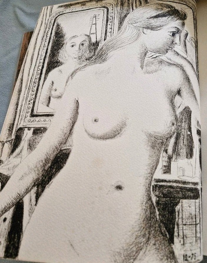 Paul Delvaux Œuvre grave, Antiek en Kunst, Kunst | Litho's en Zeefdrukken, Ophalen