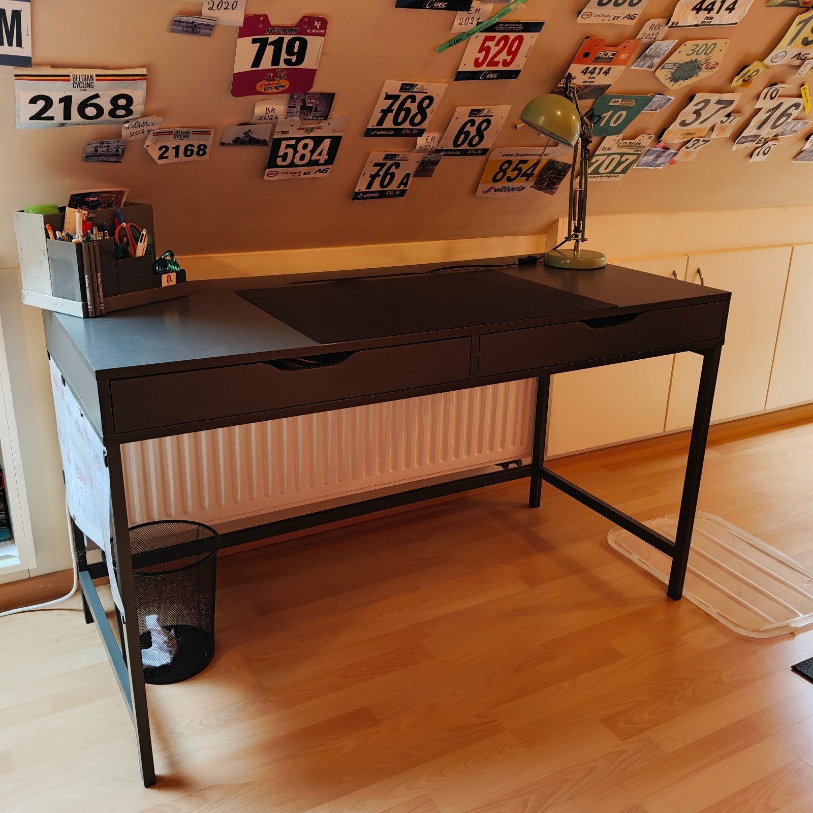 Grijze Buro Ikea Alex 132cm, Maison & Meubles, Enlèvement, IKEA