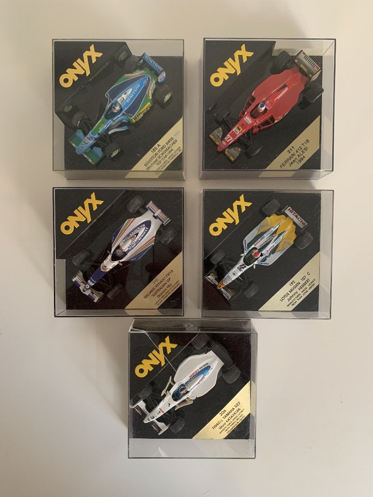 Lot miniatures F1 ONYX 1/43, Autres marques, Enlèvement ou Envoi, Voiture, Comme neuf
