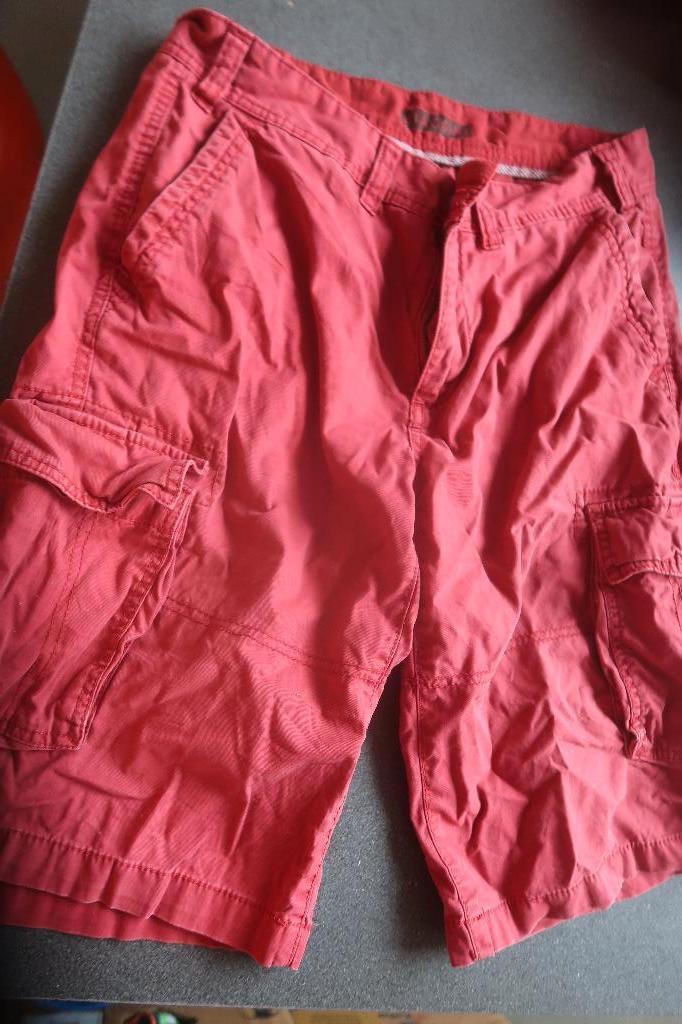 korte broek heren maat 33, Kleding | Heren, Ophalen of Verzenden, Overige maten, Rood, Biaggini
