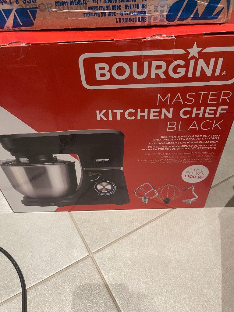Mélangeur de cuisine Bourgini Master 6,2 L, 4 litres ou plus, Enlèvement ou Envoi, Neuf
