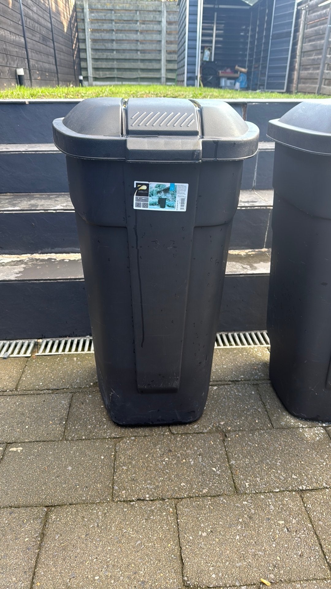 Keter Afval container 110l, Ophalen, Zo goed als nieuw, Kunststof