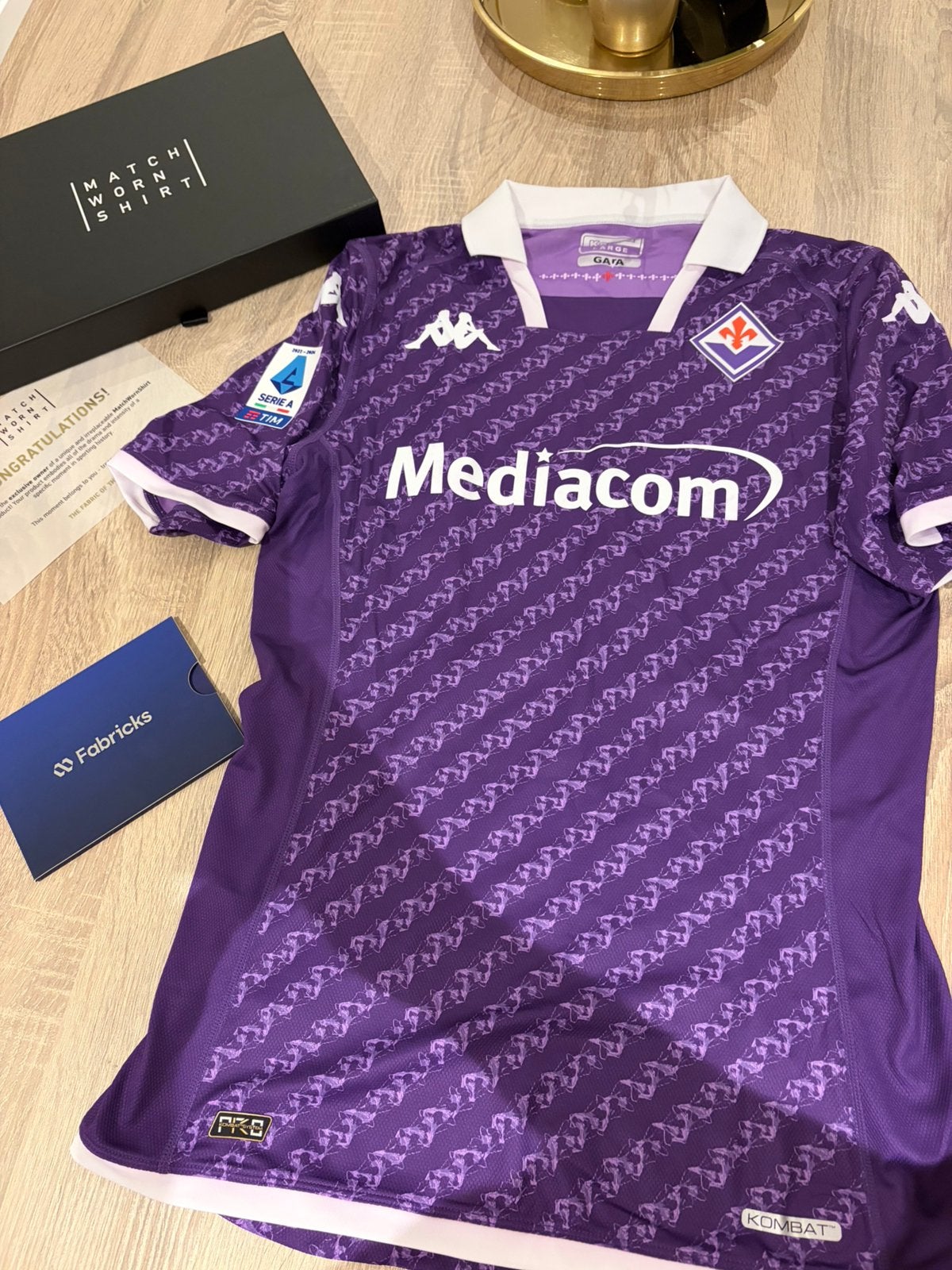 Mandragora Fiorentina 23/24 matchworn match worn shirt, Verzamelen, Ophalen of Verzenden, Shirt