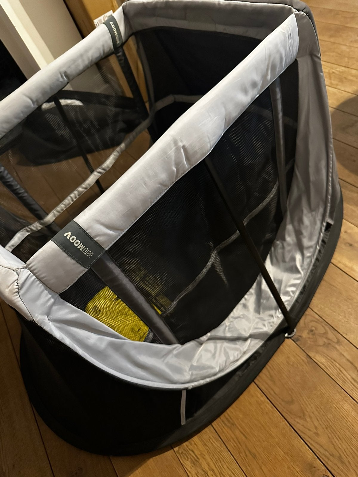 Aeromoov reisbed, Ophalen, Gebruikt