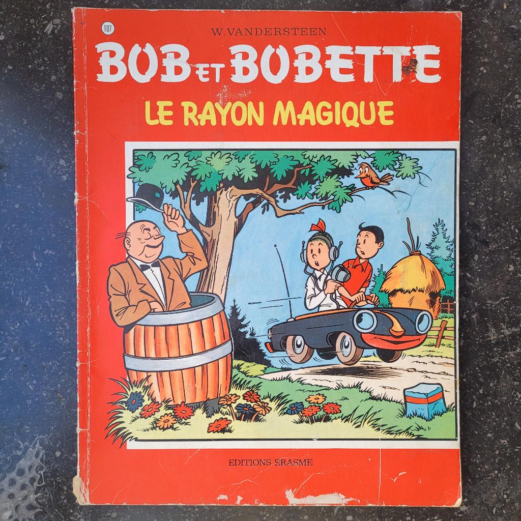 album Bob et bobette n°107 :  " Le rayon magique ", Enlèvement ou Envoi, Willy Vandersteen, Une BD, Utilisé