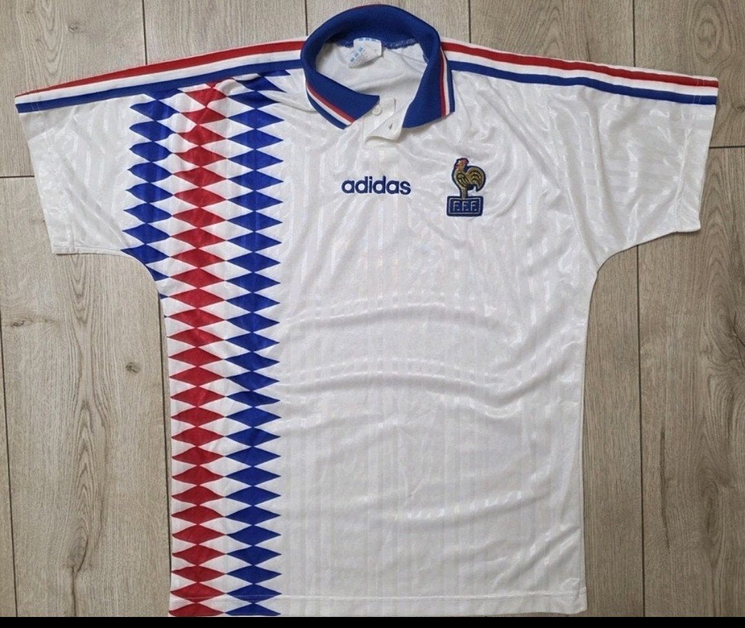 Frankrijk Zidane Voetbalshirt Origineel 1994, Enlèvement ou Envoi