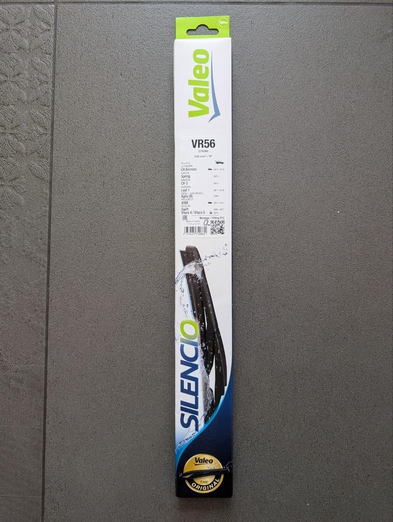 Balai d'essuie-glace Valeo Silencio 240 mm VR56, arrière, Enlèvement ou Envoi, Neuf, Opel