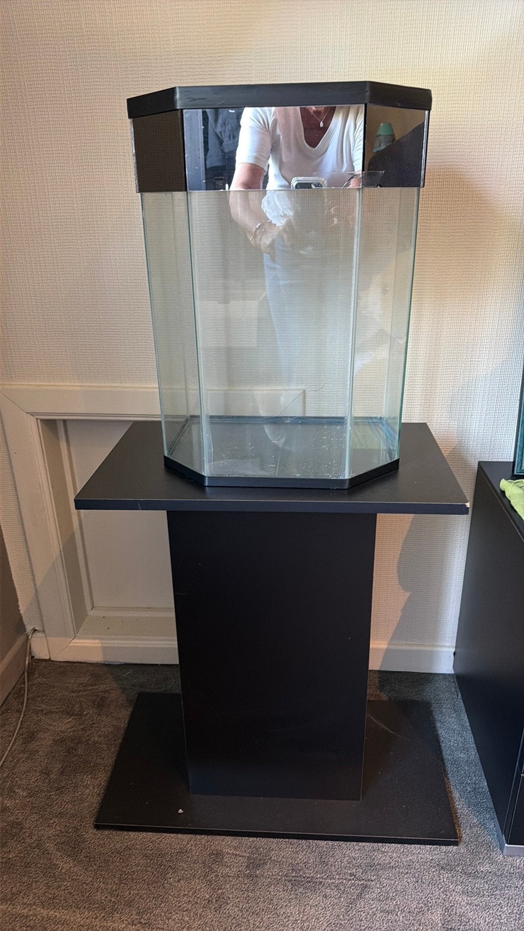 Aquarrium met kastje, Dieren en Toebehoren, Ophalen, Gebruikt, Leeg aquarium