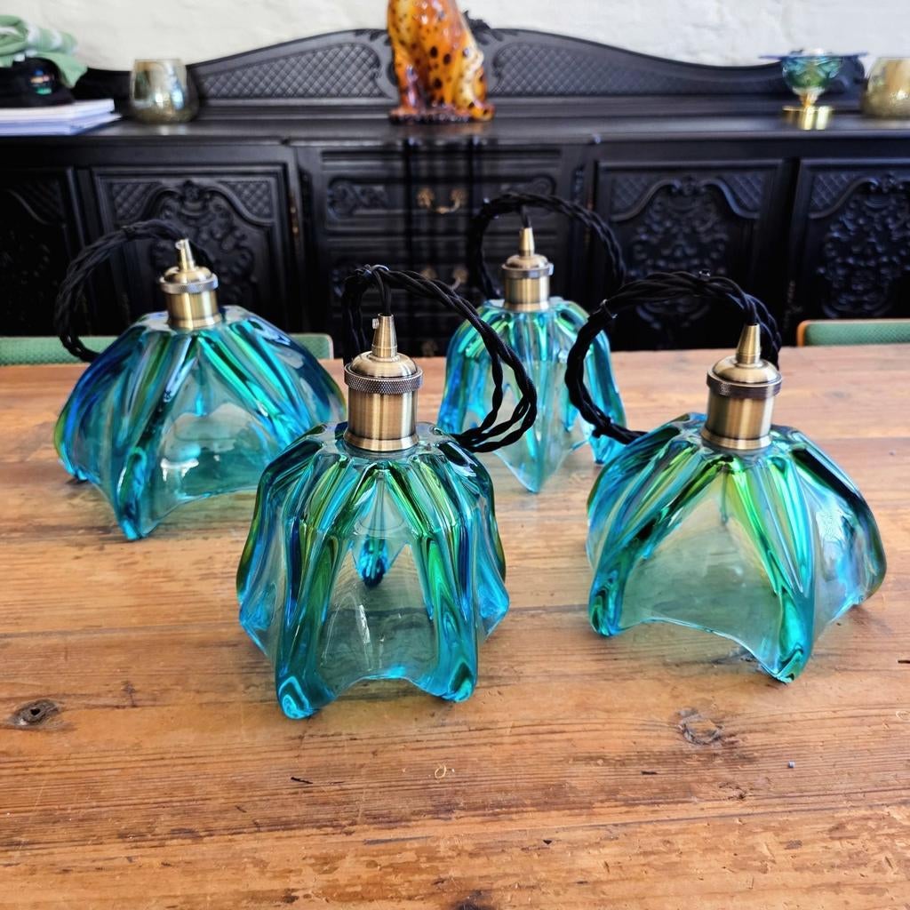 Vintage Murano glazen hanglampen. Prijs/stuk., Antiek en Kunst, Ophalen of Verzenden
