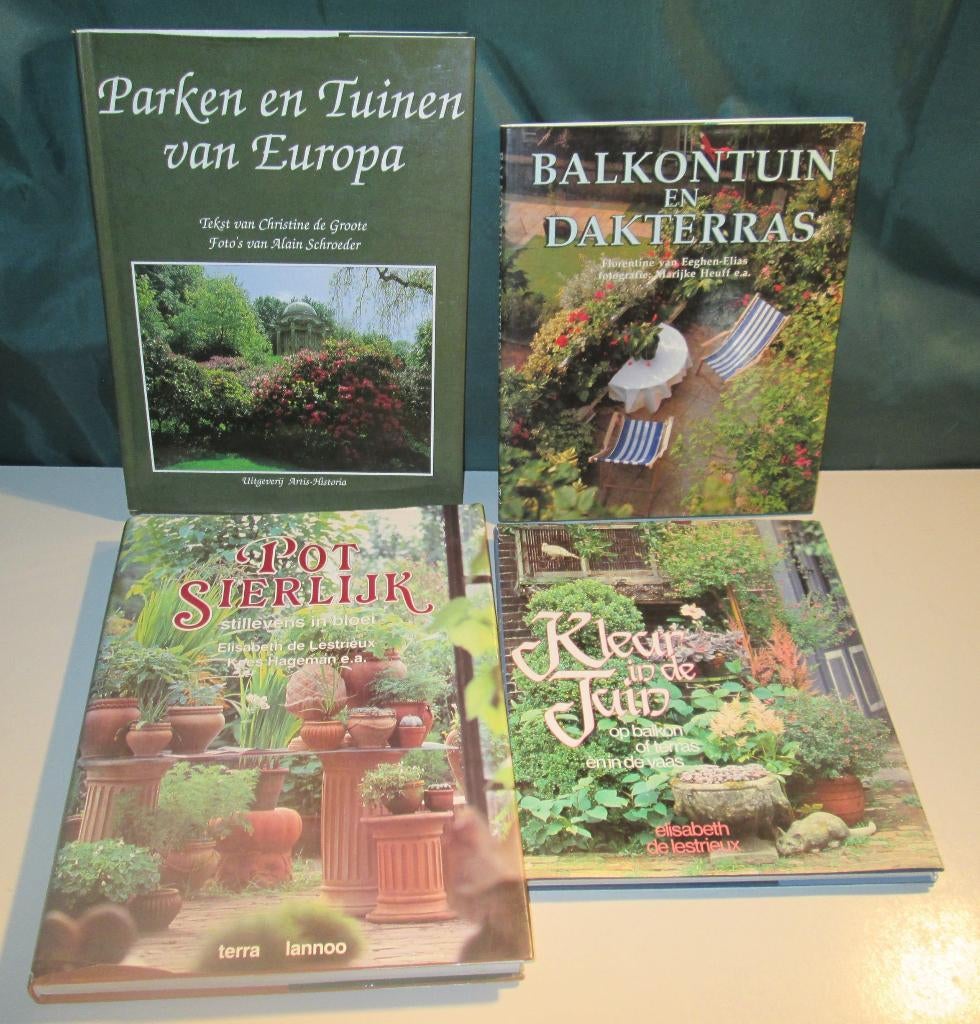 4 Prachtige Tuinboeken, Boeken, Ophalen of Verzenden, Zo goed als nieuw