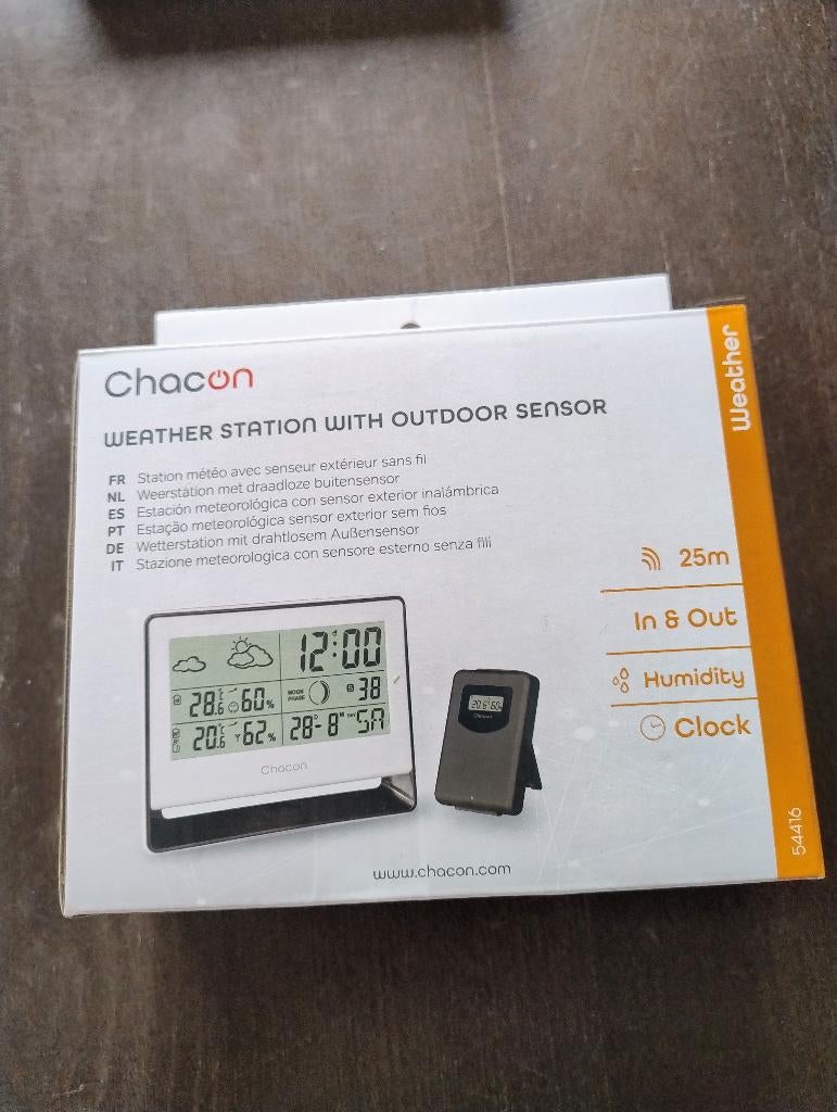 Station météo - CHACON - NEW, Electroménager, Électroménager & Équipement Autre, Enlèvement ou Envoi, Neuf