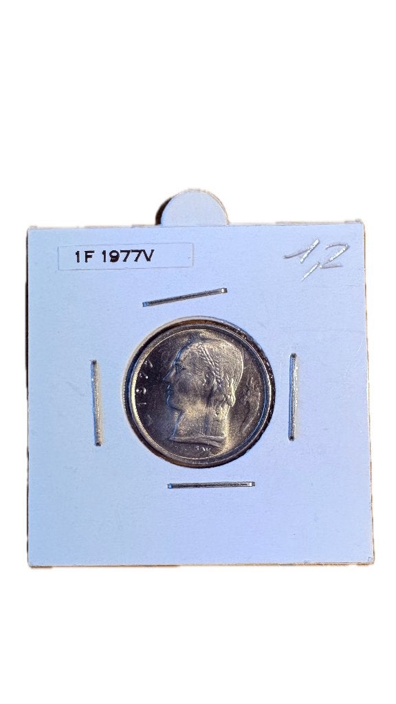 BAUDOUIN I : 1 FRANC 1977V, Enlèvement ou Envoi