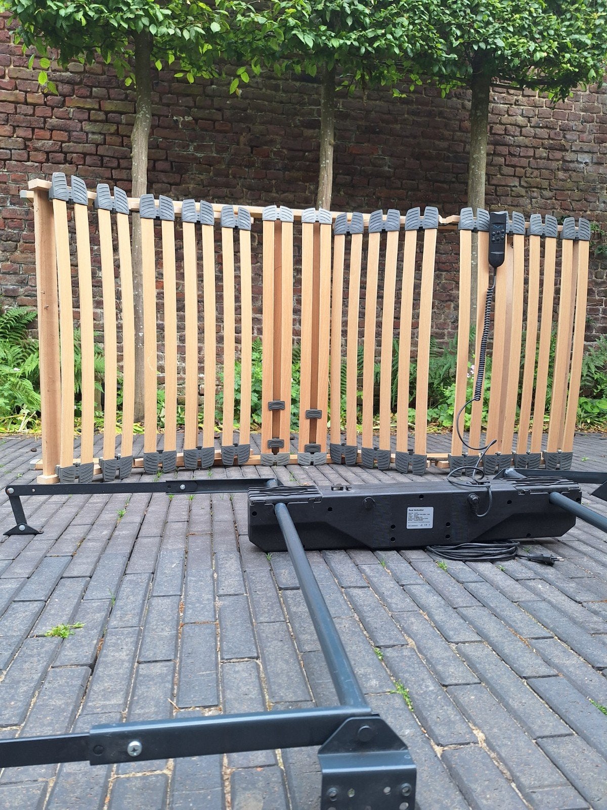 Elektrische lattenbodem - 90x200 - 5-delig - set van 2, Huis en Inrichting, Ophalen