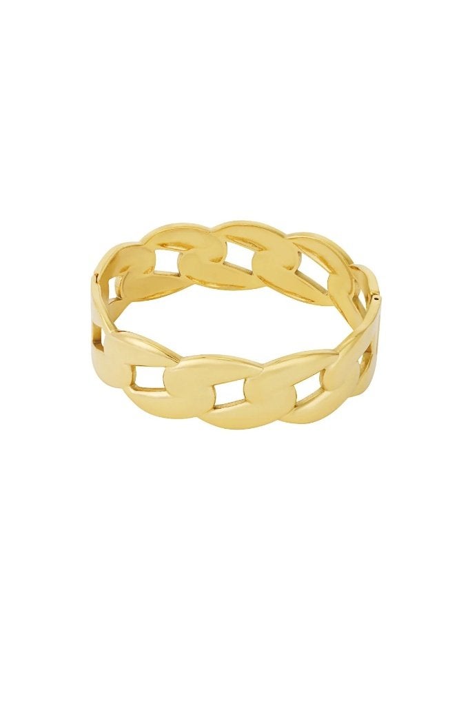Bold link Bangle, Handtassen en Accessoires, Ophalen of Verzenden, Nieuw, Staal