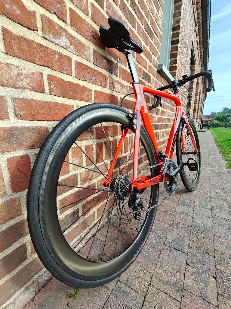 Giant Propel Advanced 2, Neon Rood,Carbon racefiets maat M/L, Fietsen en Brommers, Fietsen | Heren | Sportfietsen en Toerfietsen