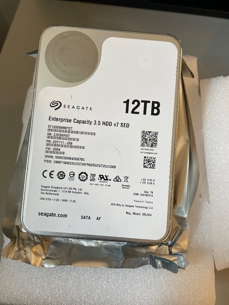 Disque dur Seagate Enterprise 12 To, 12tb, HDD, Interne, Serveur
