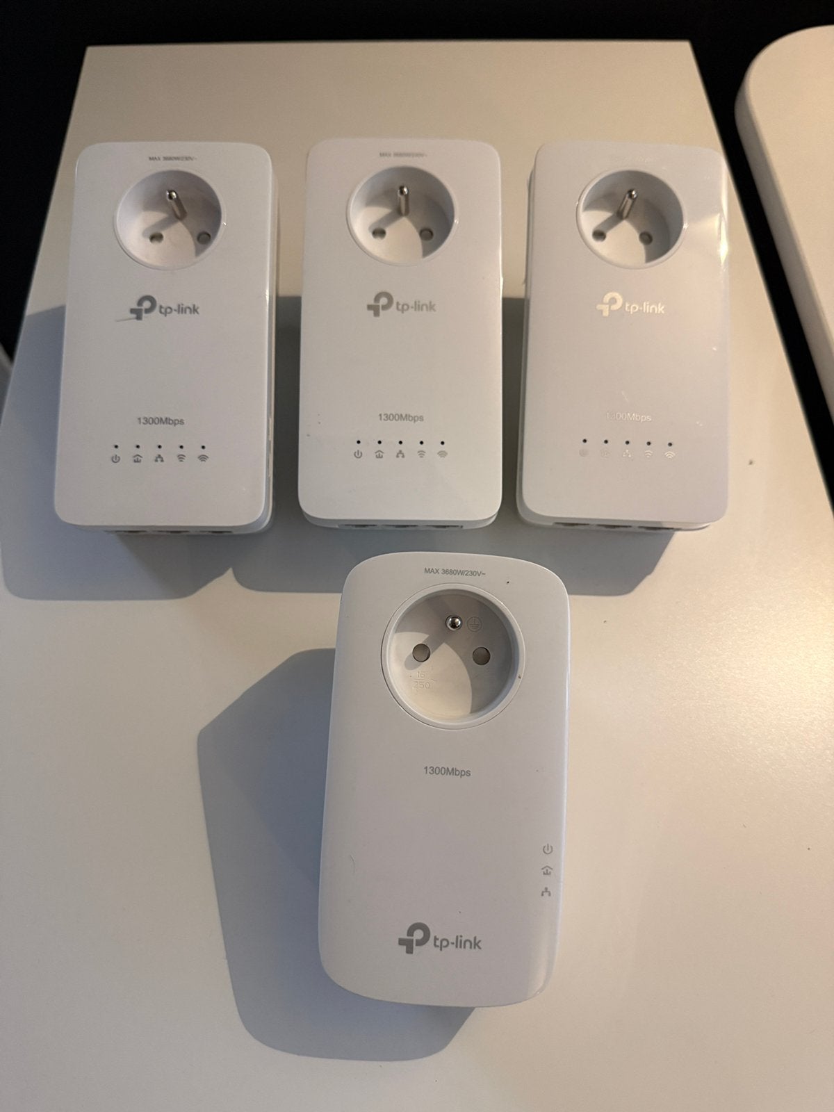 TP Link powerline adapter 1300mbps TL-WPA8635P, Computers en Software, Ophalen, Zo goed als nieuw