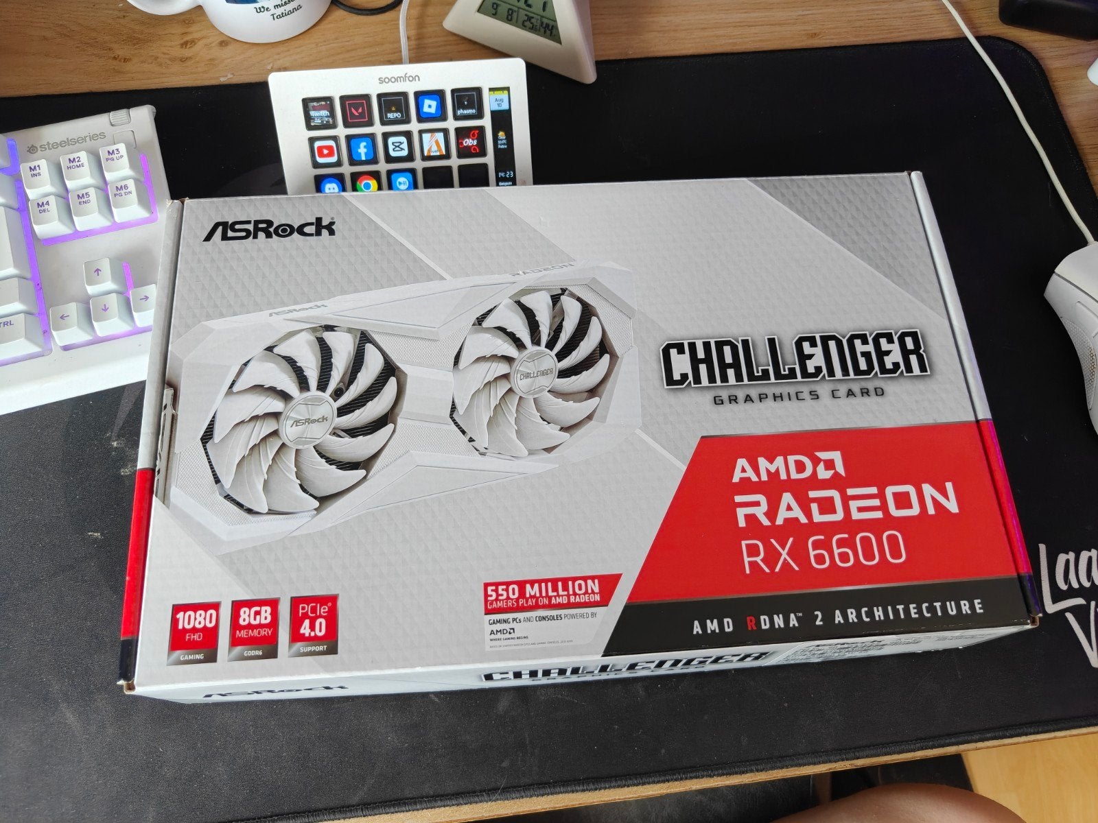 Asrock Challenger Radeon 6600 [8Gb Vram], Envoi, GDDR6, AMD, PCI