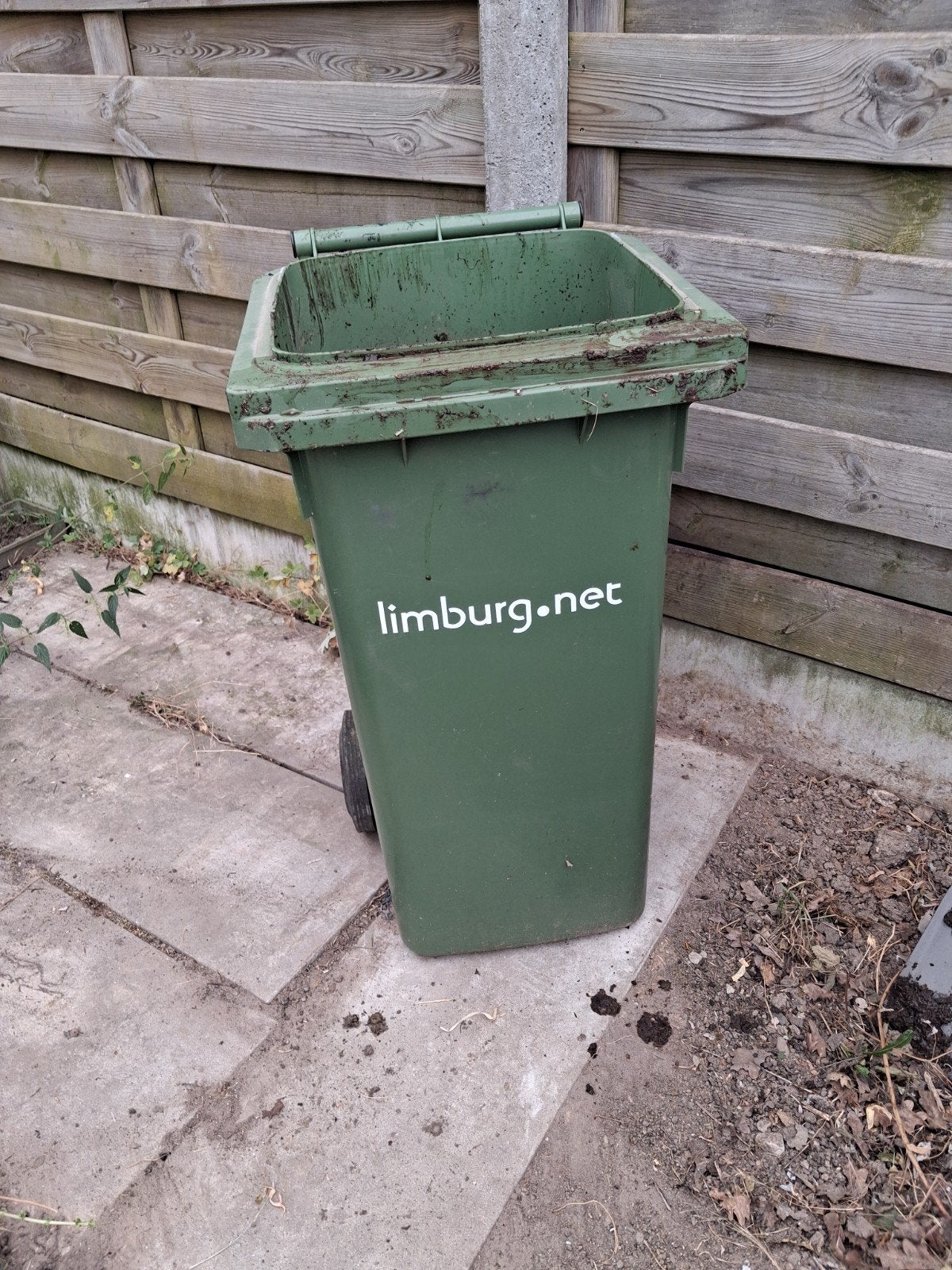 Groene container, Ophalen, Gebruikt