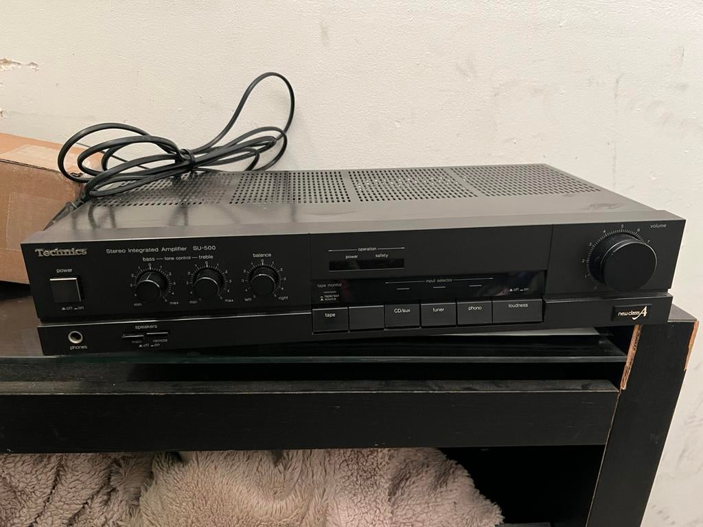 Ampli Hi-Fi Technics SU 500 japan 1980s, Ophalen, Zo goed als nieuw