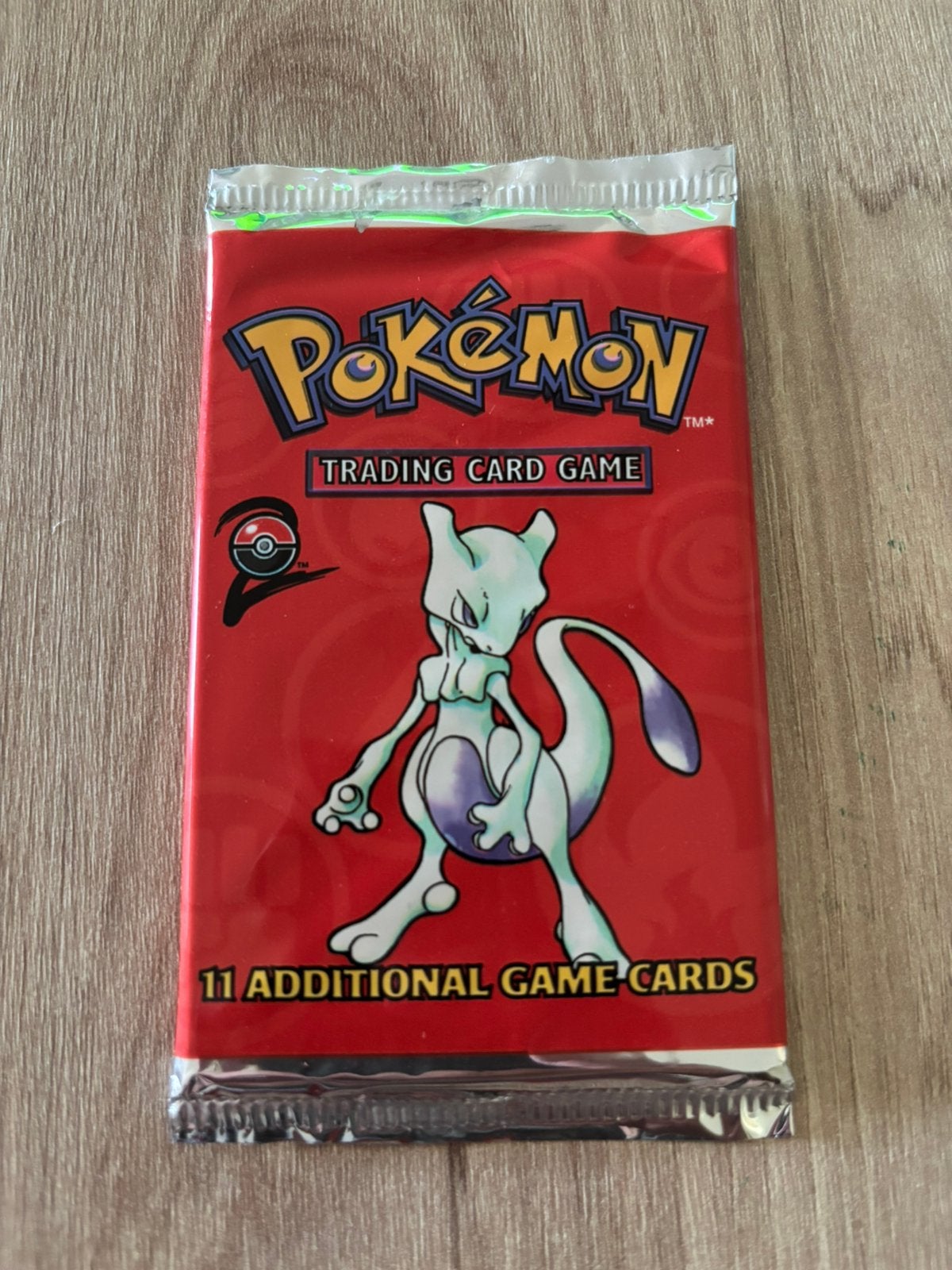 *EMPTY* Base Set 2 Booster Pack Mewtwo Art *LEEG*, Ophalen of Verzenden, Gebruikt, Booster