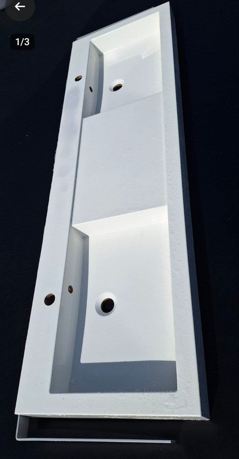lavabo double, Enlèvement