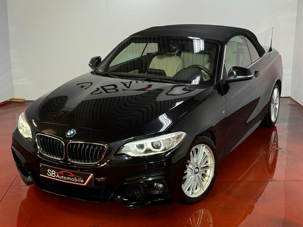 BMW 220 d Cabriolet PACK M INT/EXT //BI-XENON//GARANTIE//, Auto's, BMW, 4 zetels, 1995 cc, 4 cilinders, Zwart