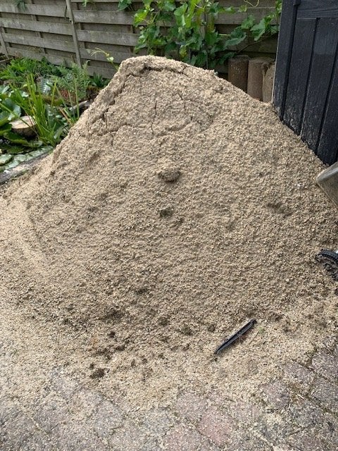 GRATIS dolomiet grind, Tuin en Terras, Grind, Keien en Split, Ophalen, Gebruikt, Dolomiet, Grind