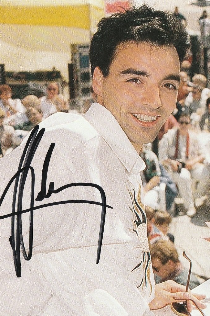 Johan Verstreken - foto met handtekening - 1995, Verzamelen, Ophalen of Verzenden, Zo goed als nieuw, Foto of Kaart, Gesigneerd