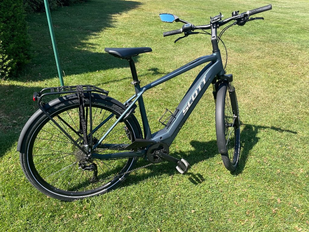 Elektrische Herenfiets Scott, Vélos & Vélomoteurs, Enlèvement, Utilisé, 50 km par batterie ou plus, Autres marques