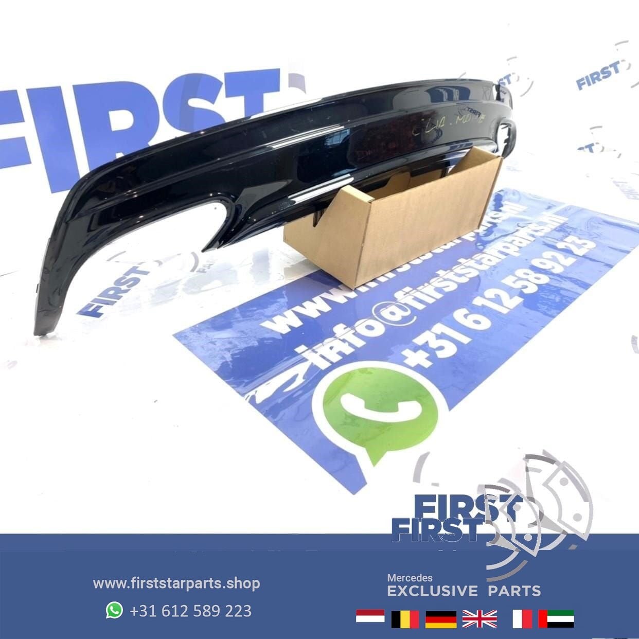 W117 X117 CLA Facelift AMG diffuser achterbumper origineel M, Gebruikt, -, Ophalen of Verzenden, -