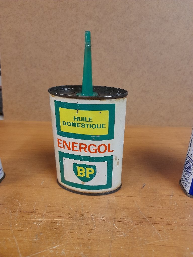 ancienne burette huile vide bp energol domestique, Enlèvement ou Envoi, Utilisé, Autres types